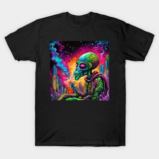 CHILLIN' LIKE AN ALIEN T-Shirt